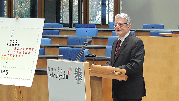 Joachim Gauck, Federal Republic of Germany President at his speech 