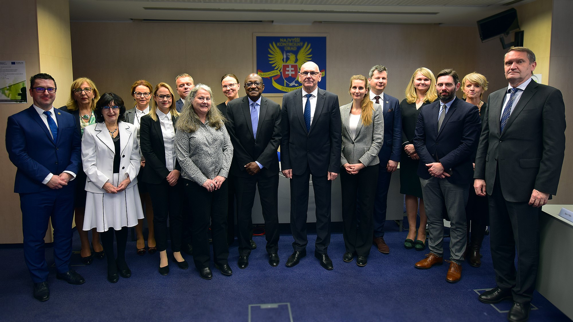 President SAO SR Karol Mitrik and members of Peer review team (february 2020).