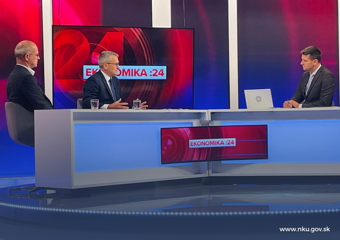 Podpredseda NKÚ SR Jaroslav Ivančo v relácii Ekonomika 24