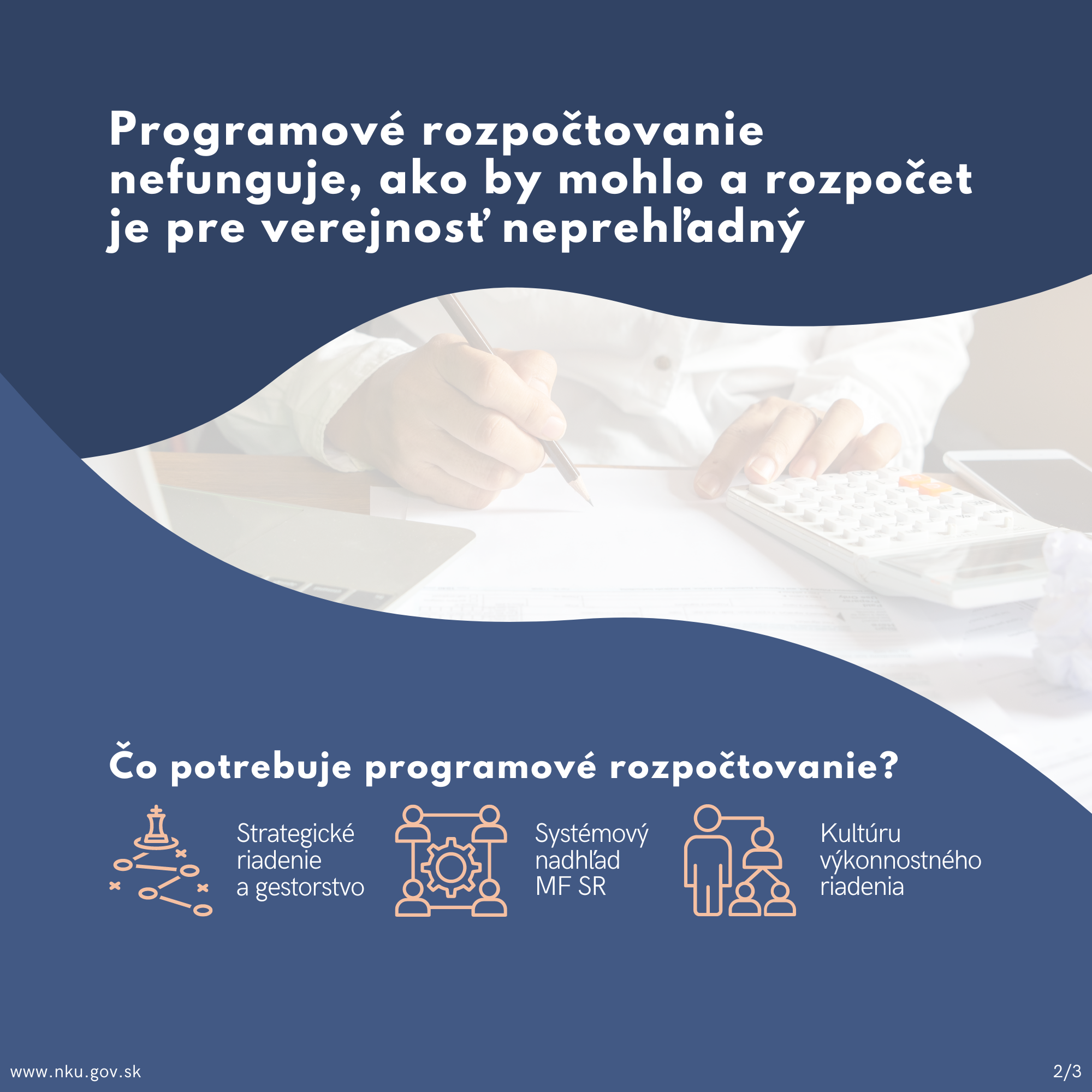 Infografika Programové rozpočtovanie nefunguje, ako by mohlo a rozpočet je pre verejnosť neprehľadný